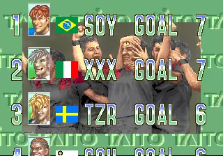 Image n° 2 - scores : Taito Power Goal (Ver 2.5O 1994-11-03)