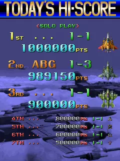 Image n° 3 - scores : Raiden Fighters 2.1 (US, Single Board)