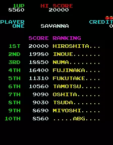 Image n° 3 - scores : Savanna (Jungler bootleg)