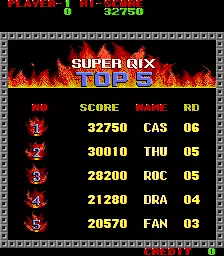 Image n° 2 - scores : Super Qix (World, Rev 1)