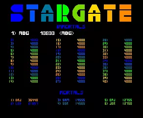 Image n° 5 - scores : Stargate