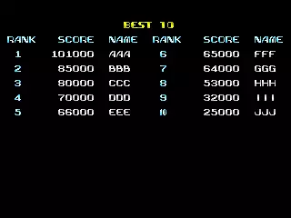 Image n° 6 - scores : Terra Force (Japan bootleg with additional Z80)