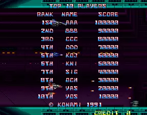 Image n° 4 - scores : Thunder Cross II (World)