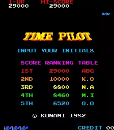 Image n° 5 - scores : Time Pilot