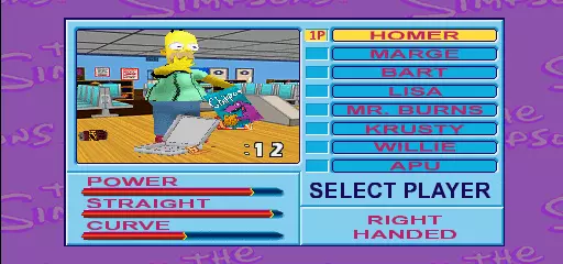 Image n° 5 - select : Simpsons Bowling (GQ829 UAA) (CHD) (scsi:1:cdrom)