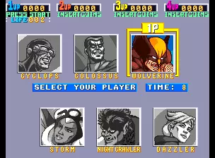 Image n° 7 - select : X-Men (2 Players ver UAB)