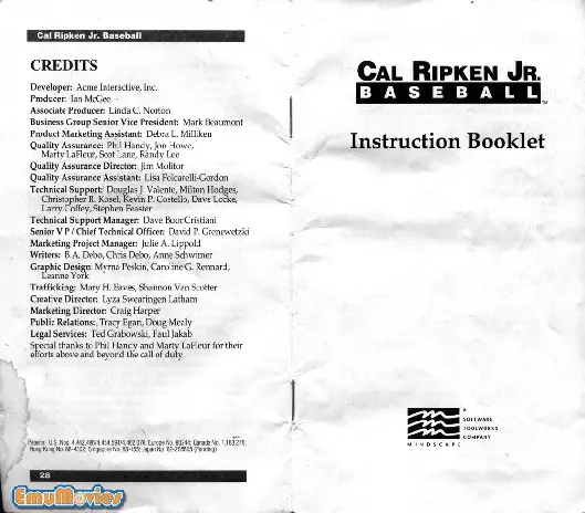 manual for Cal Ripken Jr. Baseball