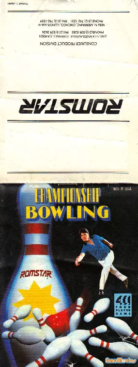 manual for Championship Bowling