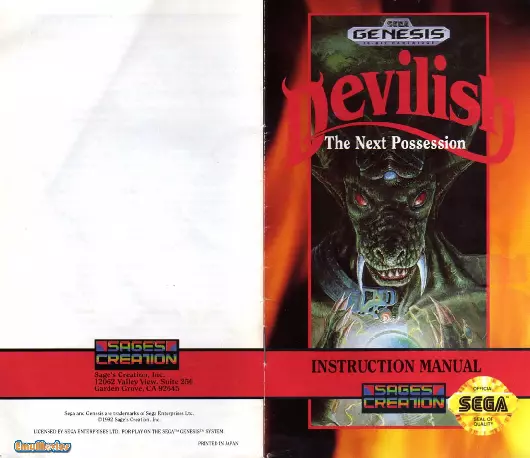 manual for Devilish