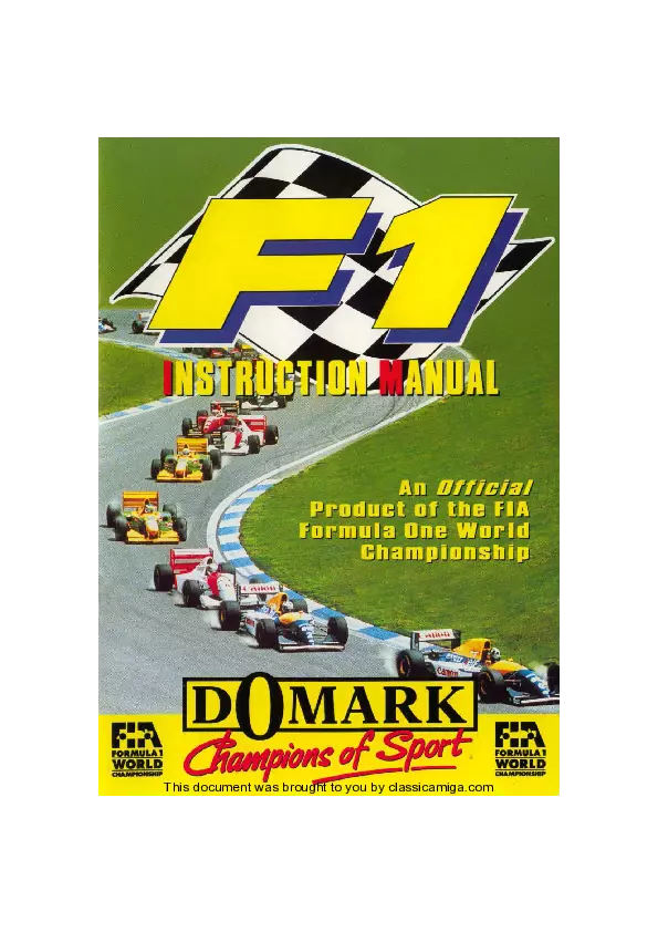 manual for F1 World Championship Edition