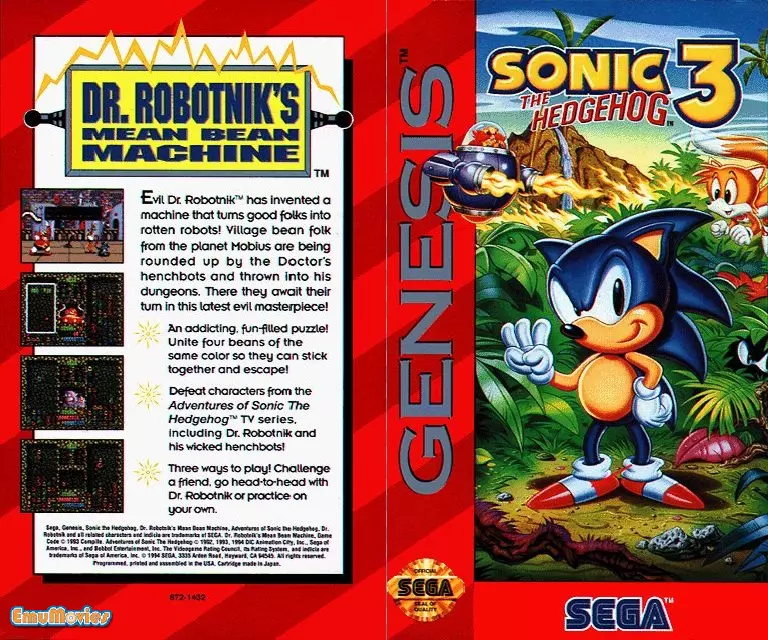 Sonic The Hedgehog 3 ROM Download - Sega Genesis(Megadrive)