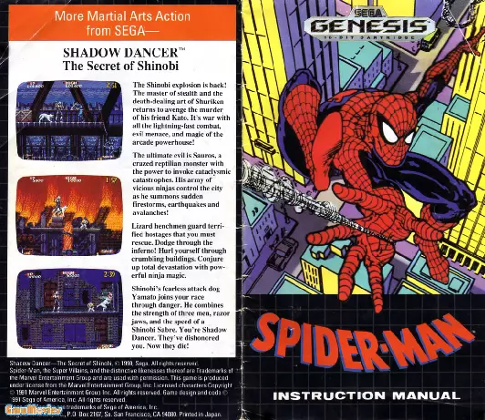 manual for Spider-Man