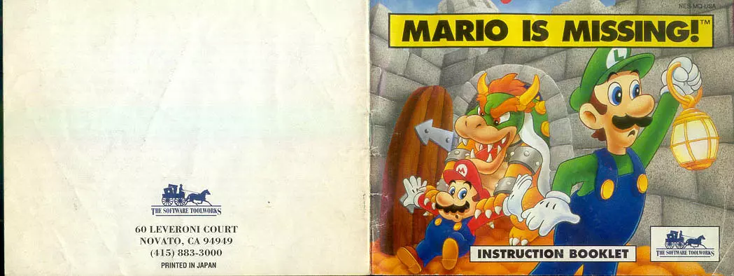 manual for Mario Is Missing!