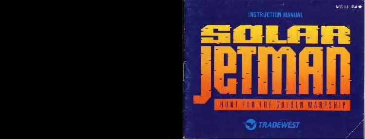 manual for Solar Jetman - Hunt for the Golden Warpship