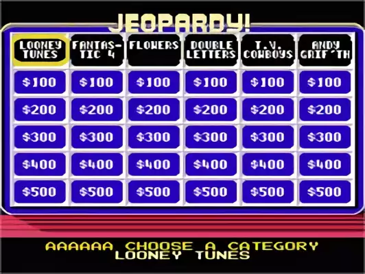 Image n° 8 - screenshots : Jeopardy! Junior Edition