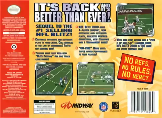 Image n° 2 - boxback : NFL Blitz 2000 (U)