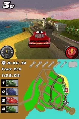 Cars Race-O-Rama (Nintendo DS, 2009) Authentic Complete CIB 785138362793