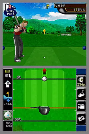 Image n° 4 - screenshots  : Nintendo Touch Golf - Birdie Challenge