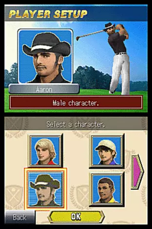 Image n° 5 - screenshots  : Nintendo Touch Golf - Birdie Challenge