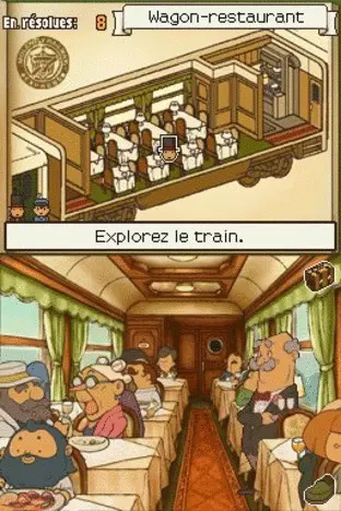 Image n° 3 - screenshots  : Professor Layton and the Diabolical Box