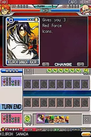 Image n° 4 - screenshots  : SNK vs. Capcom - Card Fighters DS