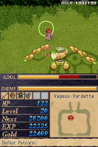 Image n° 3 - screenshots  : Ys DS