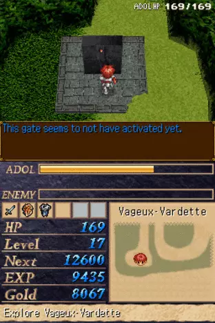 Image n° 5 - screenshots  : Ys DS