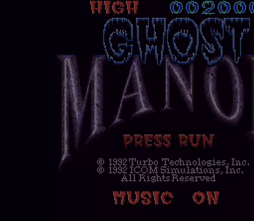 ghost manor turbografx