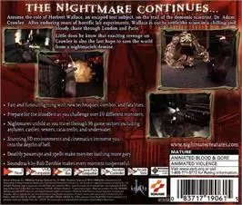 Image n° 2 - boxback : Nightmare Creatures II