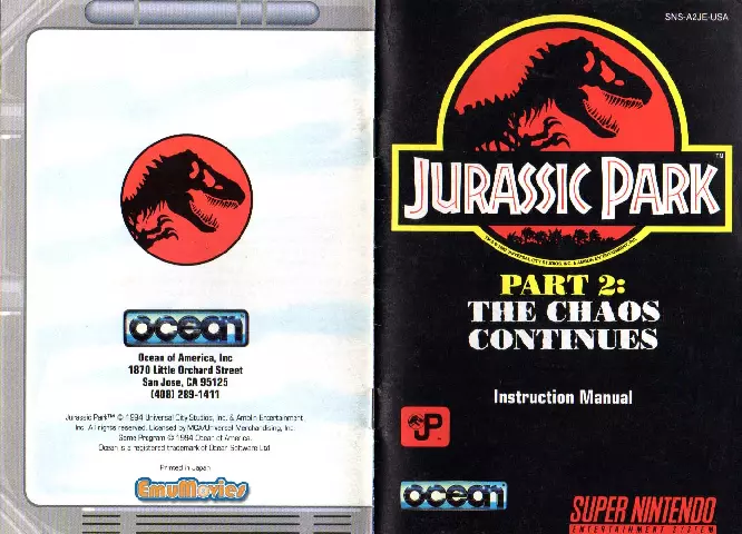 manual for Jurassic Park II - The Chaos Continues (Beta)