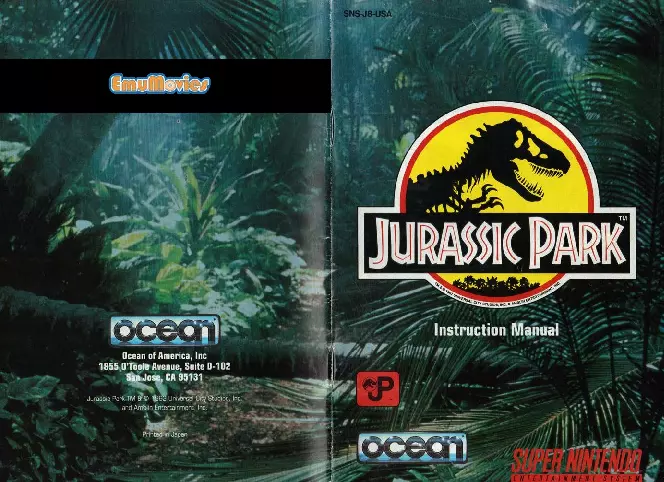 manual for Jurassic Park