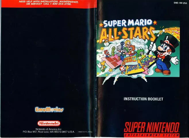 manual for Super Mario All-Stars