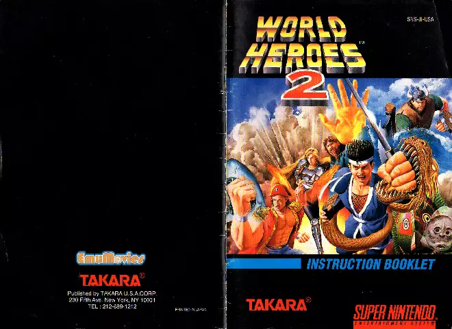 manual for World Heroes 2 (Beta)