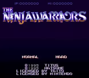 Image n° 1 - screenshots  : Ninja Warriors, The