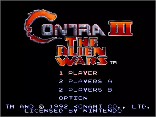 Image n° 4 - titles : Contra III - The Alien Wars