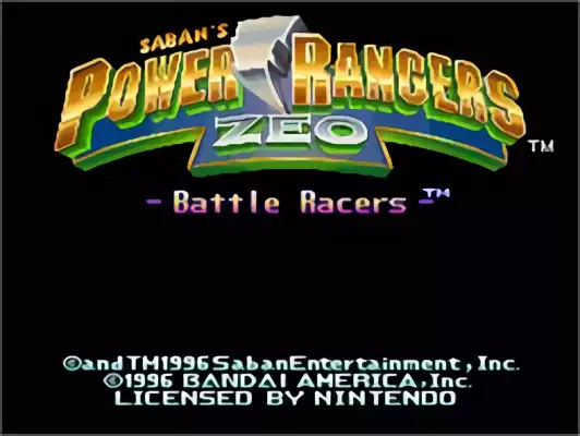 Image n° 10 - titles : Power Rangers Zeo - Battle Racers